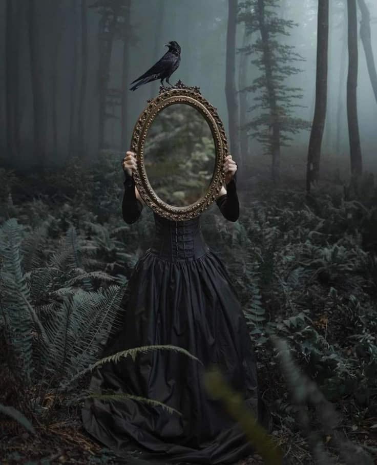 eclipse, sombra, espejo, proyecciones,